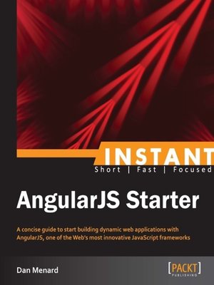 cover image of Instant AngularJS Starter